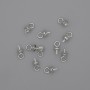 Headpin with Cap, Silver-Tone, 4×7.5 mm, 1 pc