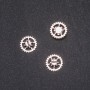 Gear-shaped pendant connector 15mm, packaging 20 g ±16 pcs